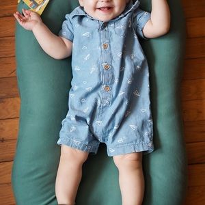 Carters button up romper